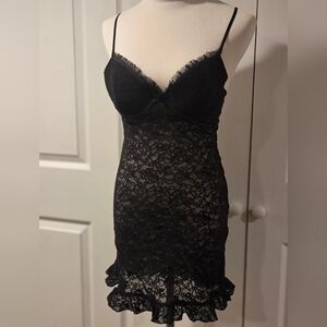Victoria's Secret Black Lace Nigtwear